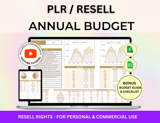 How to Create an Annual Budget Tracker in Google Sheets