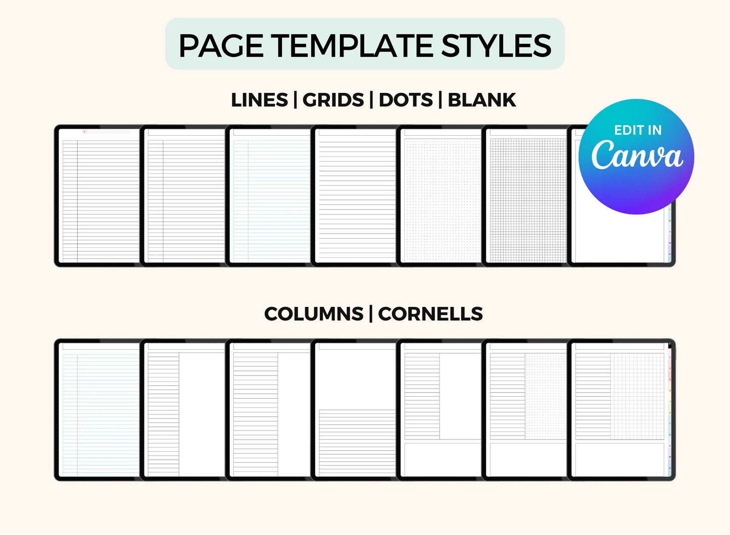 PLR Digital Products, PLR Digital Planner, PLR Canva, PLR Bundle, Notebook Student, GoodNotes, Digital Student Notebook