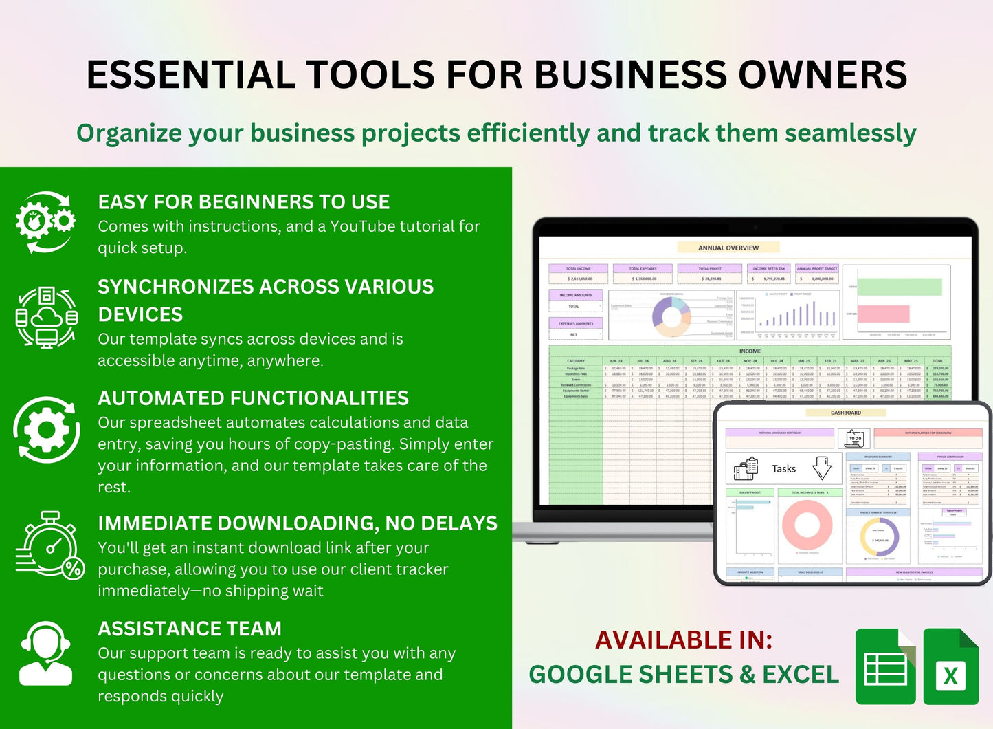 Small Business All In One Service Business Planner