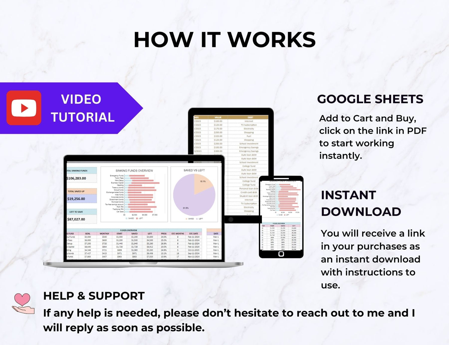 savings planner, savings budget, savings, saving spreadsheet, Resell Rights, resell plr