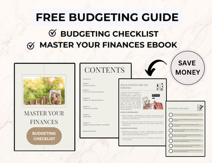 Ultimate Monthly Budget Planner with MRR  Rights