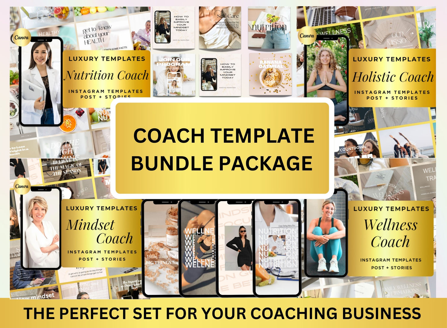 Life Coach Social Media Templates Bundle