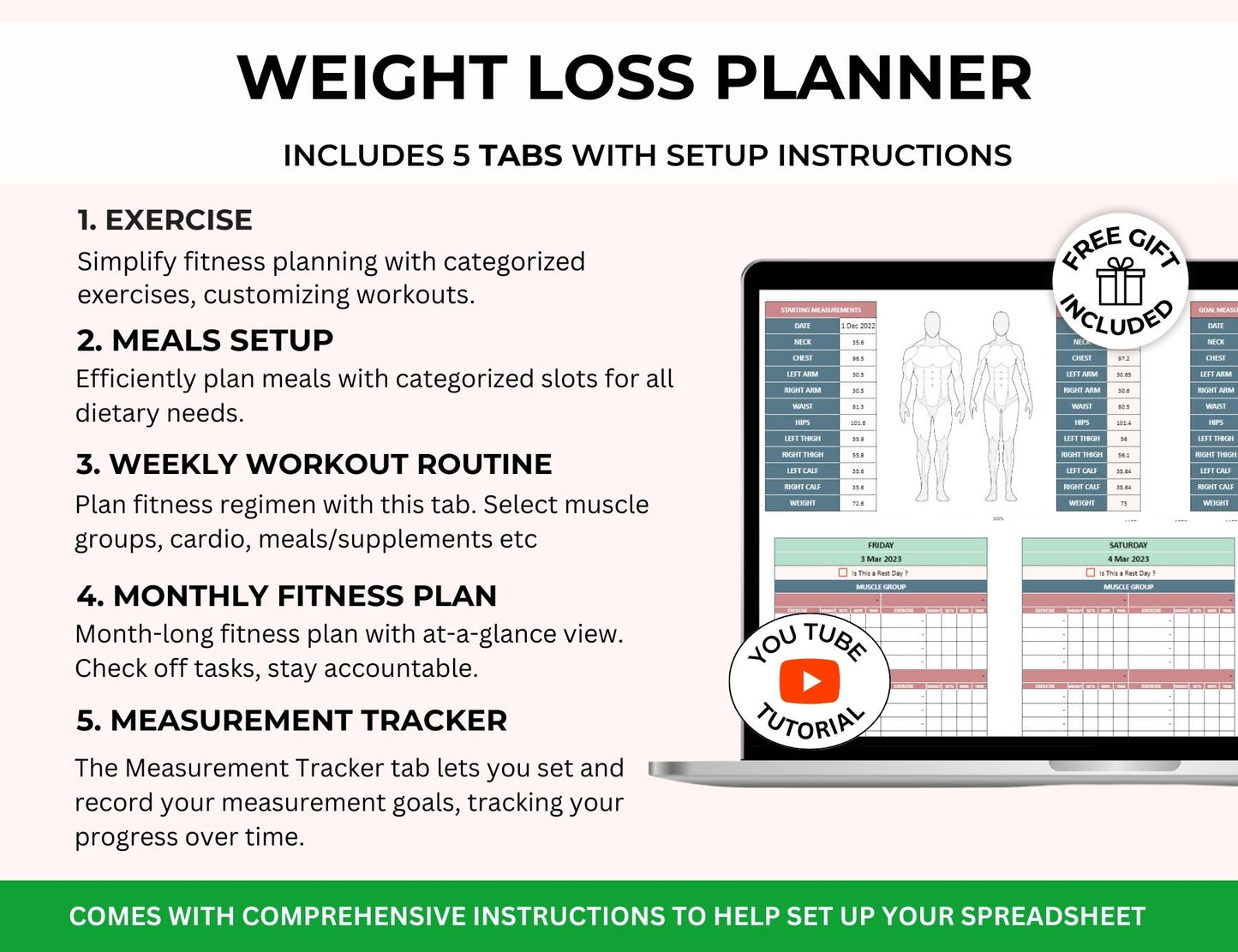 Master Resell Rights Weight Loss & Fitness Tracker