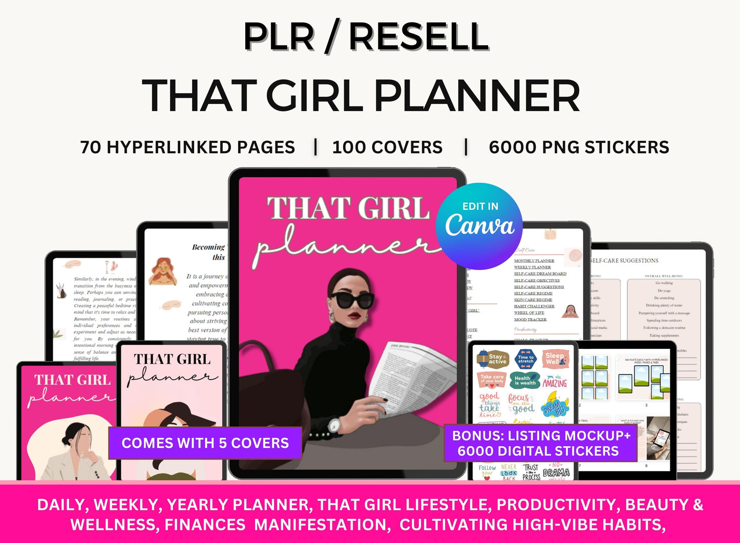 That Girl Planner with MRR Rights