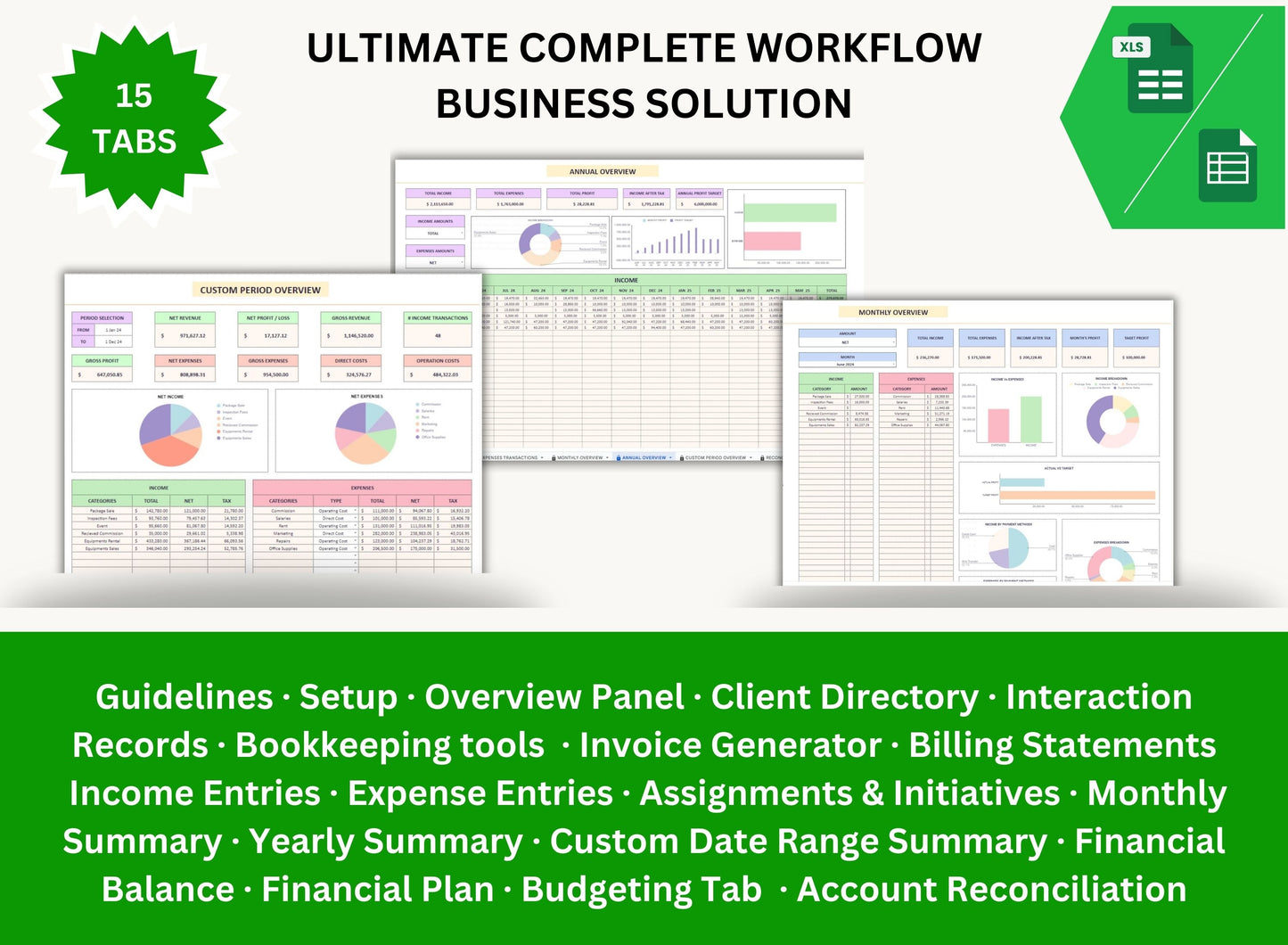 Small Business All In One Service Business Planner