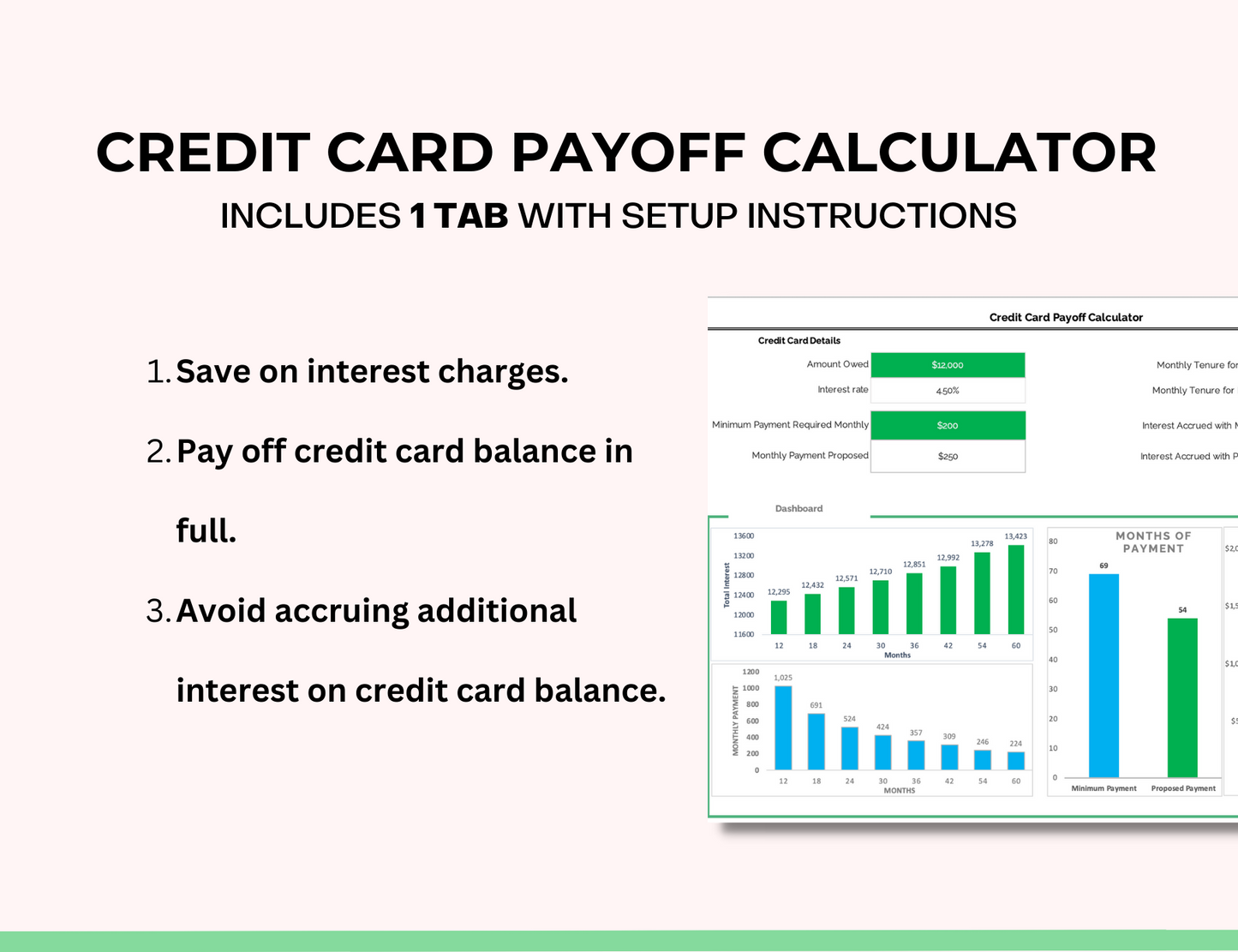credit card payoff calculator