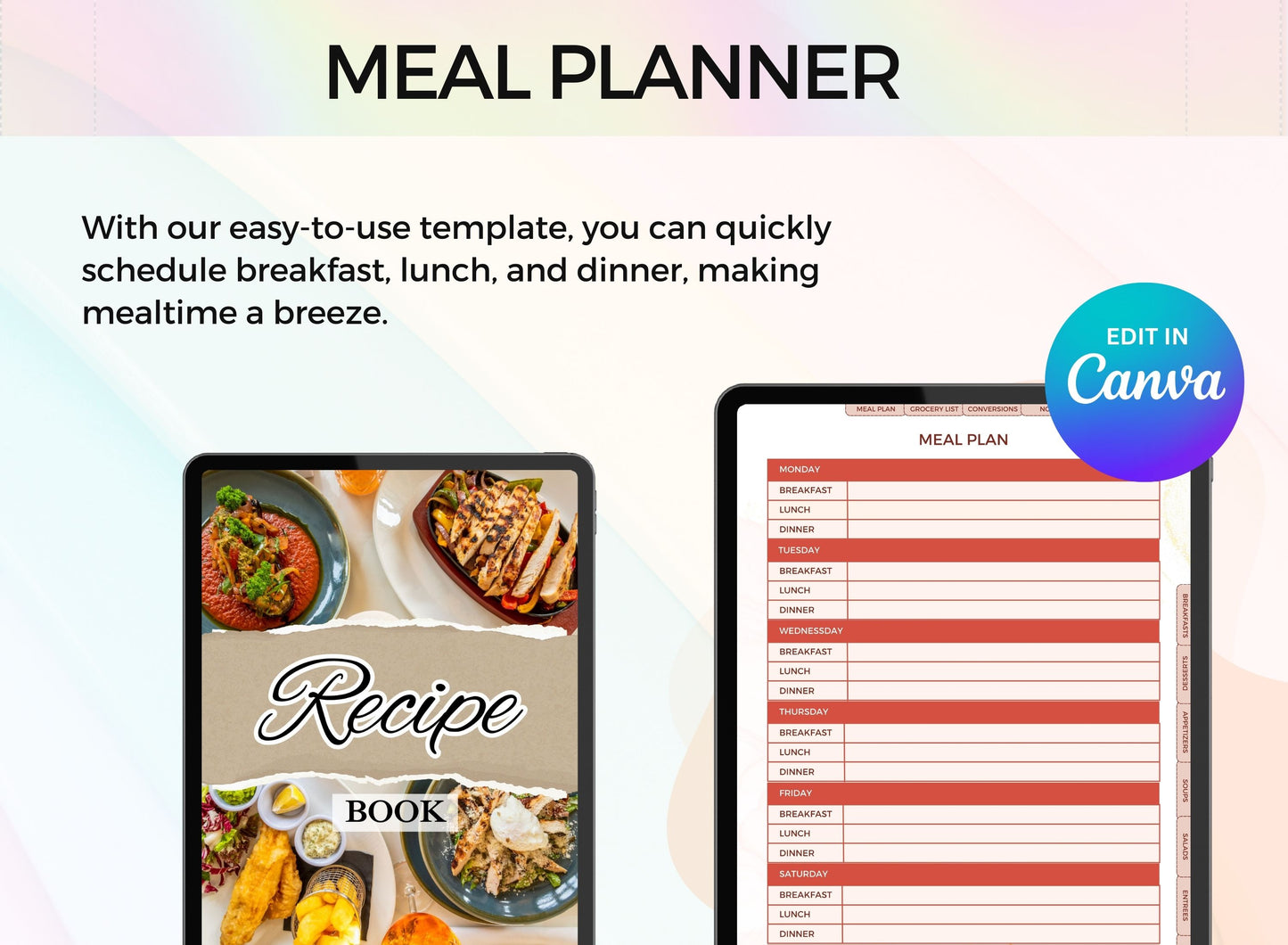 PLR Printable Recipe Journal
