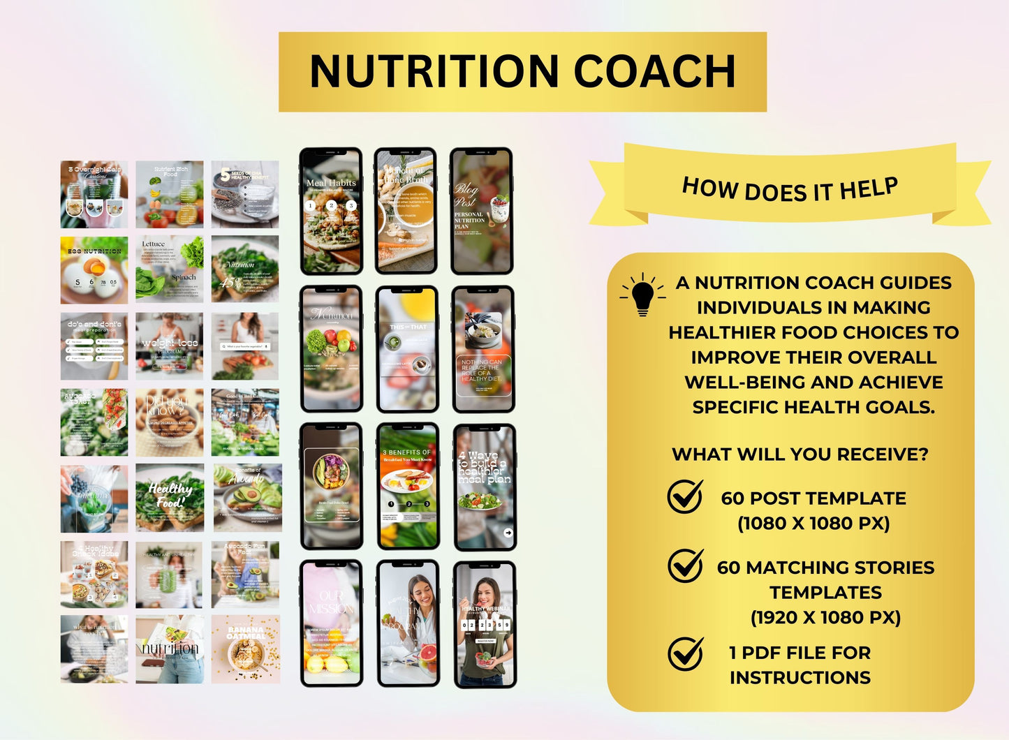 Life Coach Social Media Templates Bundle