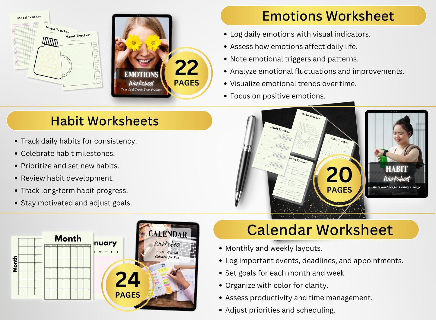 Personal Development Worksheets Coach Worksheets Master Resell Rights