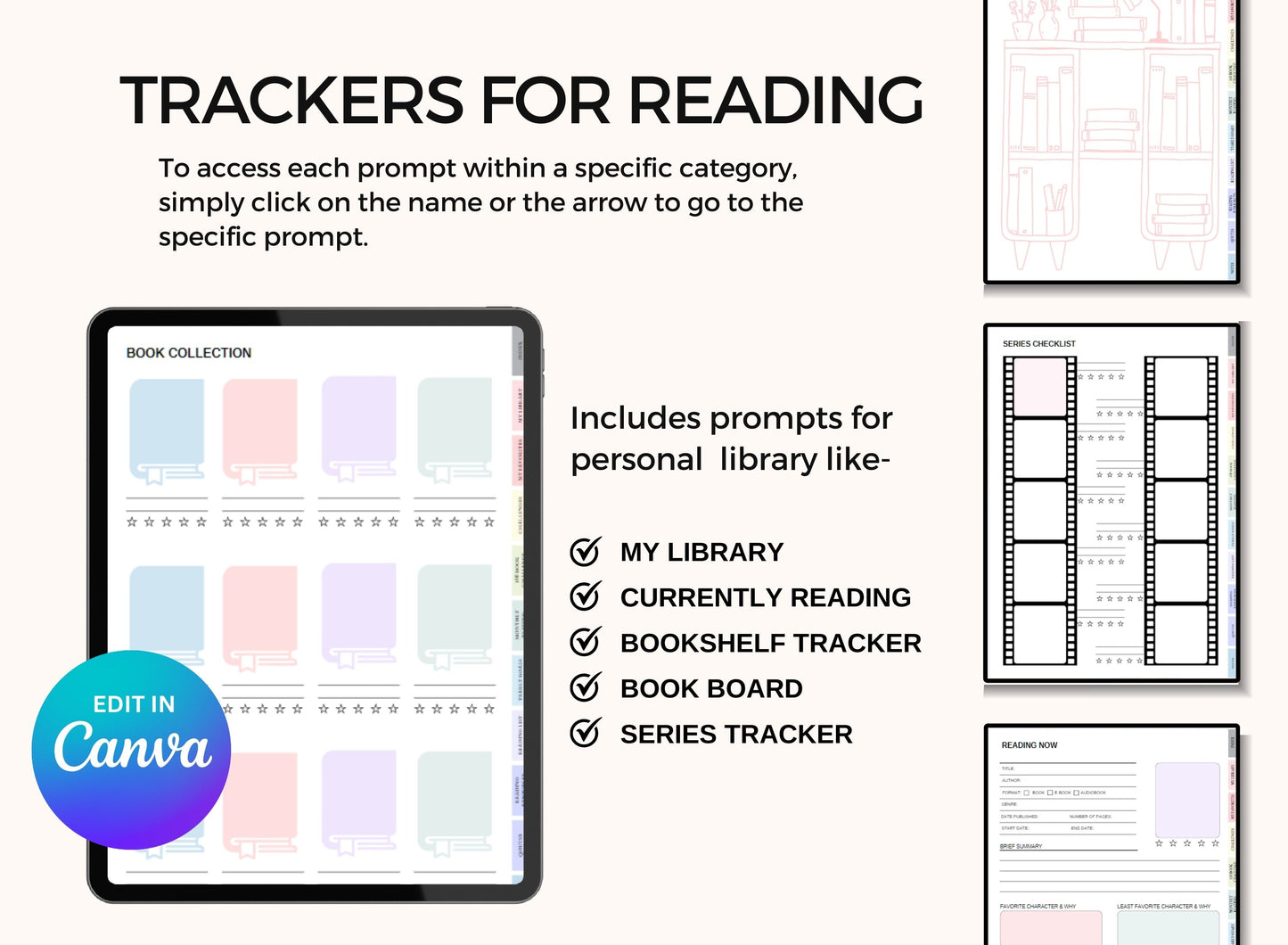 Reading Journal PLR Planner Master Resell Rights