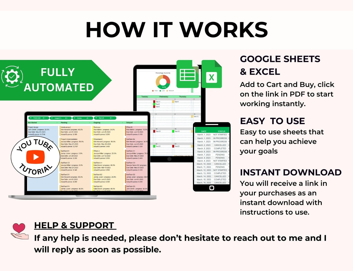 Kanban Board Excel Google Sheets