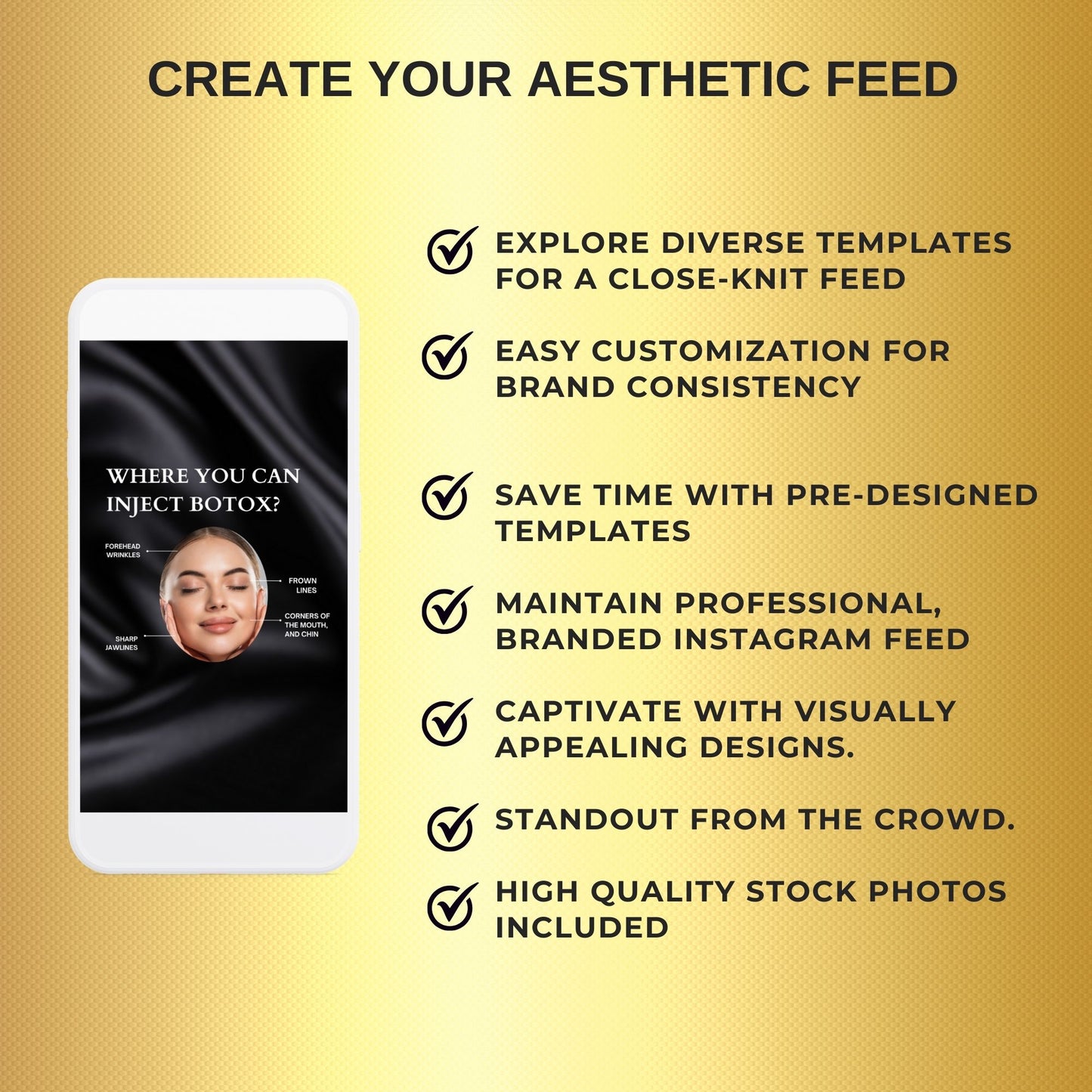 Premium Botox Lip Filler Social Media Templates MRR