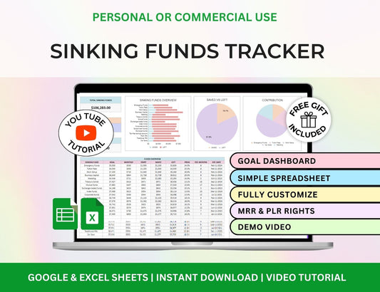 How to Create a Sinking Funds Spreadsheet in Excel