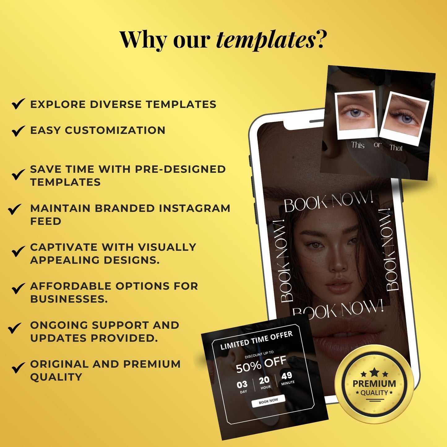 Lash Lift Template | Lash Perm | Lash Lamination Templates | Lash Tech Social Media Post