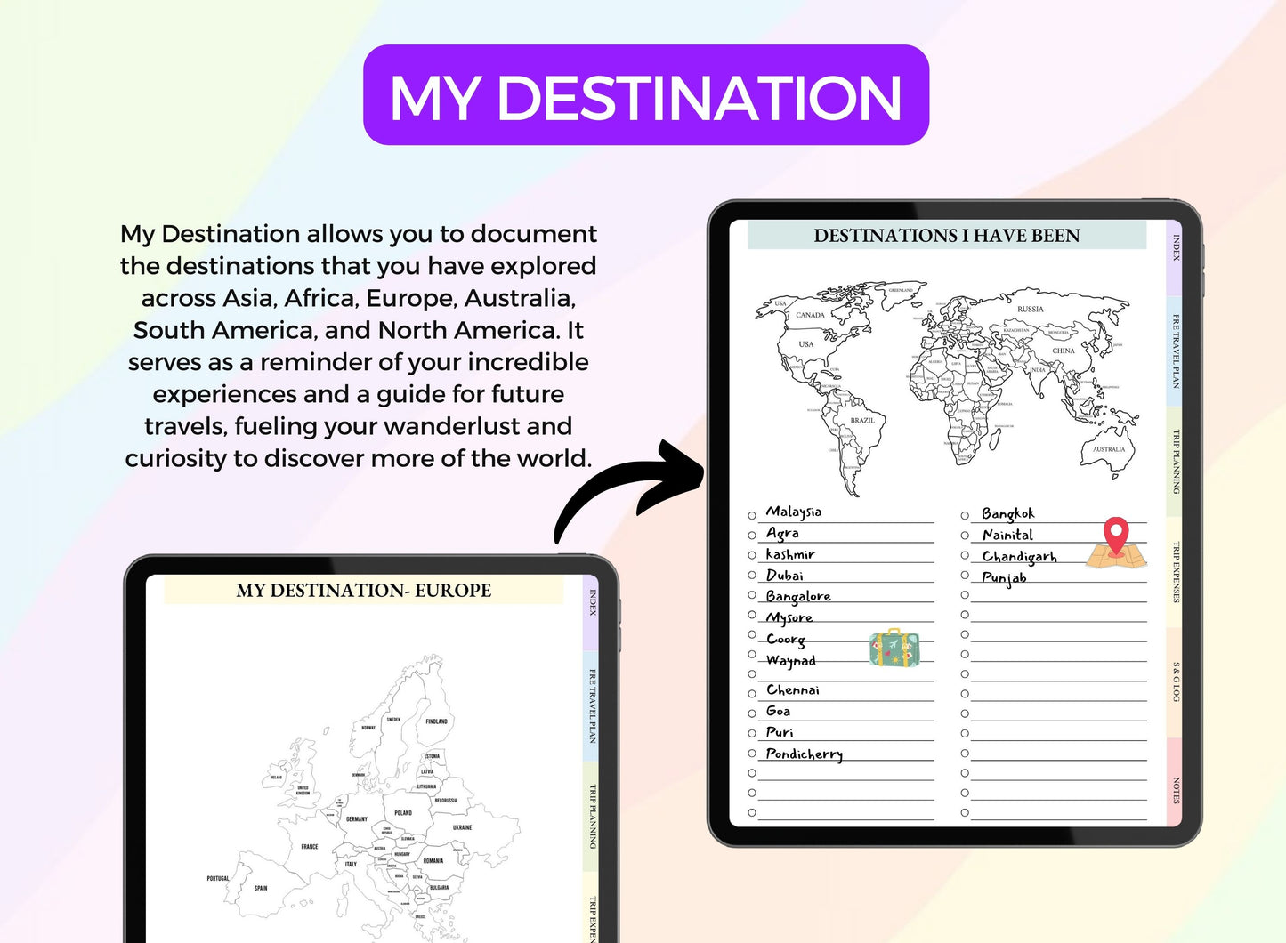 Train journey planner, tour planner, RTA trip planner, route planning