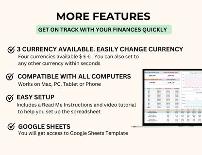 liabilities tracker, Liabilities, google sheets, Finance PLR, finance planner, buy plr, budget girl, assets tracker, Assets