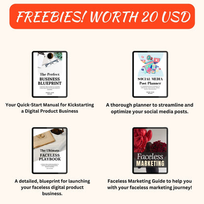 Faceless Reels Complete Package Bundle with PLR & MRR Rights