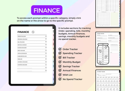 PLR Printables The Ultimate Planner - Health & Fitness, Wellness, Lifestyle, Productivity, Finance