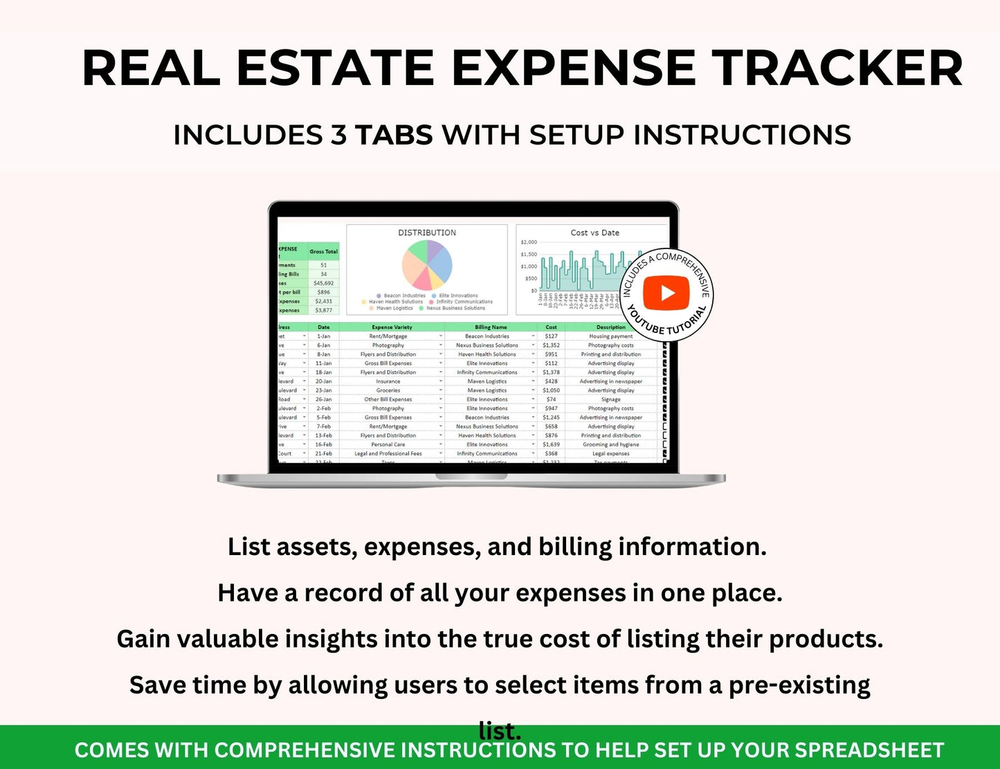 Real Estate Spreadsheet Bundle Master Resell Rights