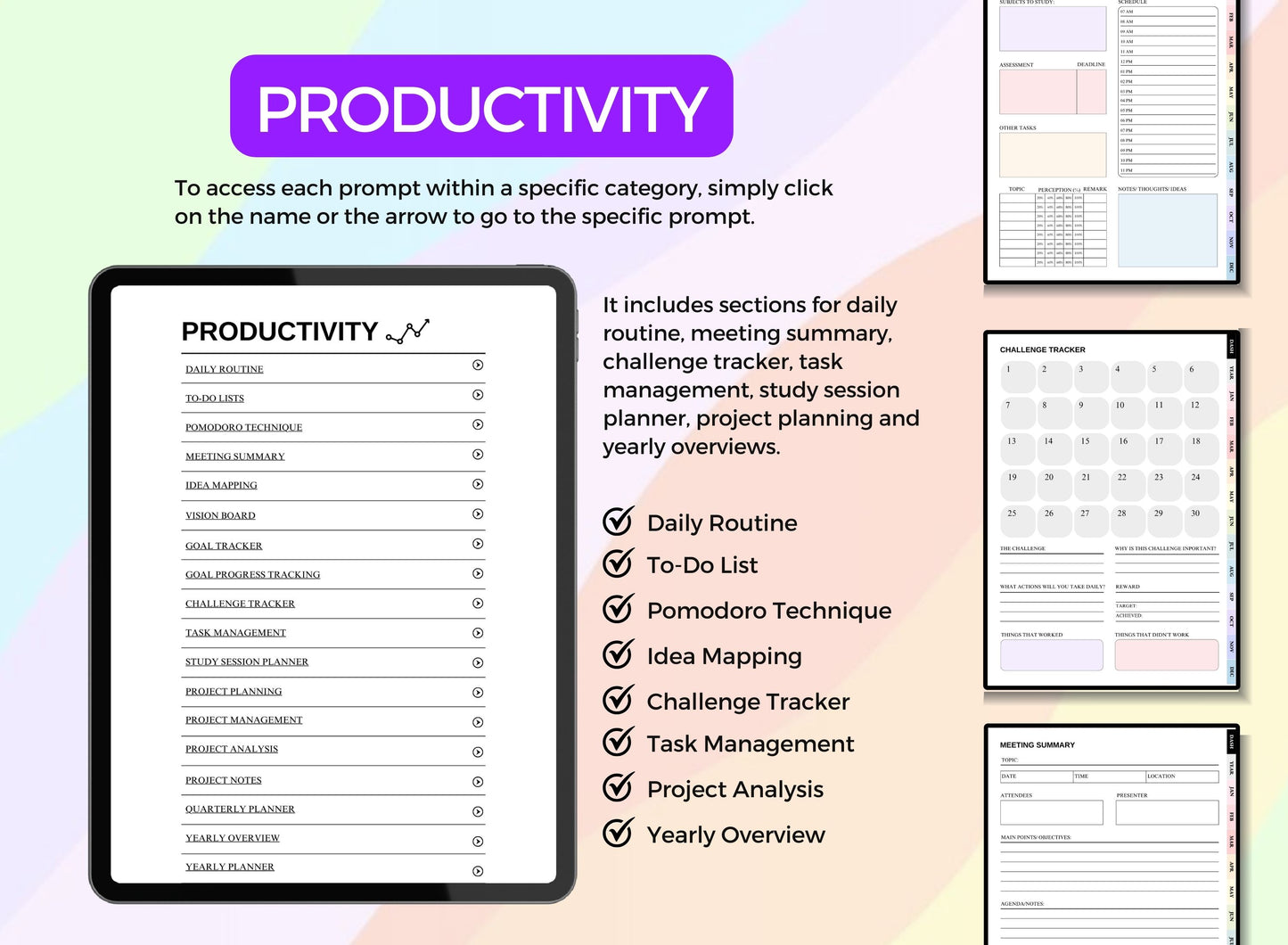 PLR Printables The Ultimate Planner - Health & Fitness, Wellness, Lifestyle, Productivity, Finance