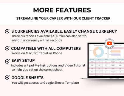 Client Tracker & Lead Management Tracker with MRR Rights