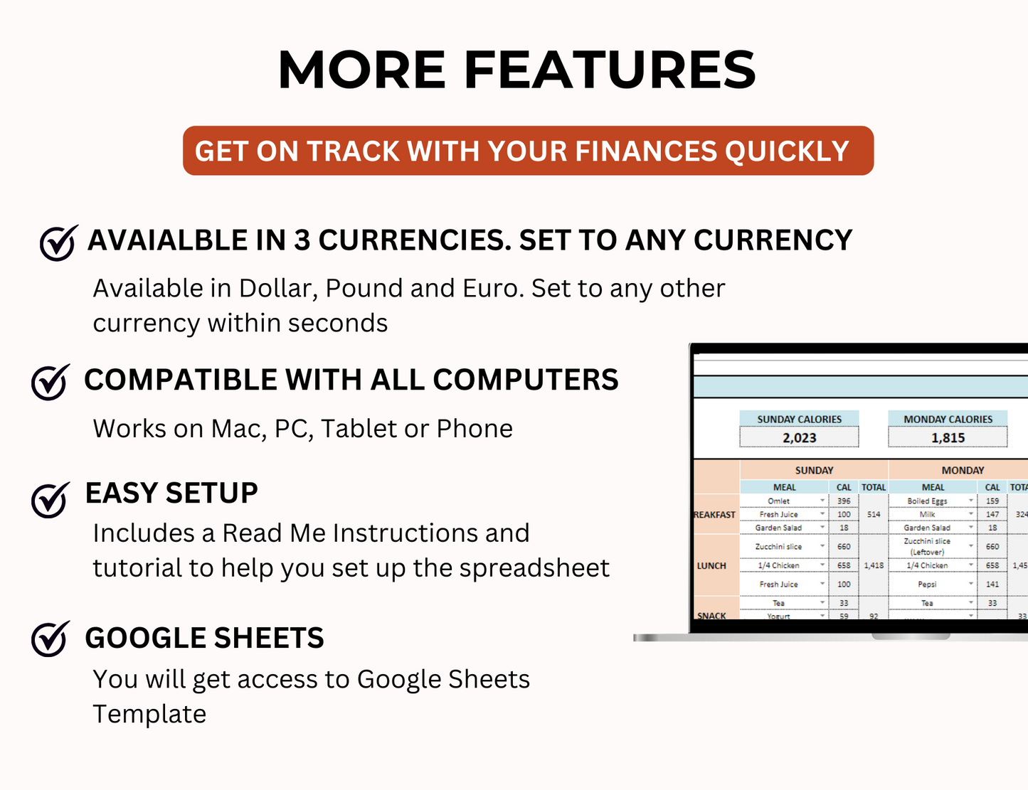  Reselling PLR Grocery Solutions, PLR Kitchen Organization Tools, Meal Planning, THE ULTIMATE MEAL AND GROCERY PLANNER, PLR Meal Planner Google Sheets