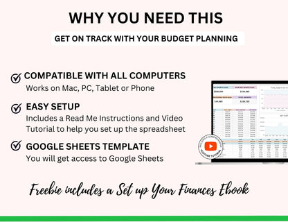 Smart Budget Spreadsheet Bundle Master Resell Rights