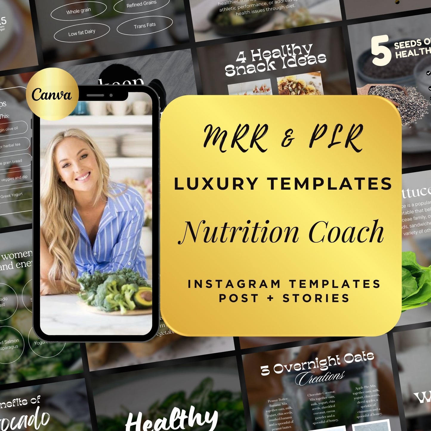 Nutrition Coach Templates | Dietician Template | Health & Wellness Coach Templates