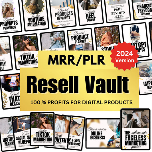 Faceless Marketing Complete Digital Bundle with Master Resell Rights