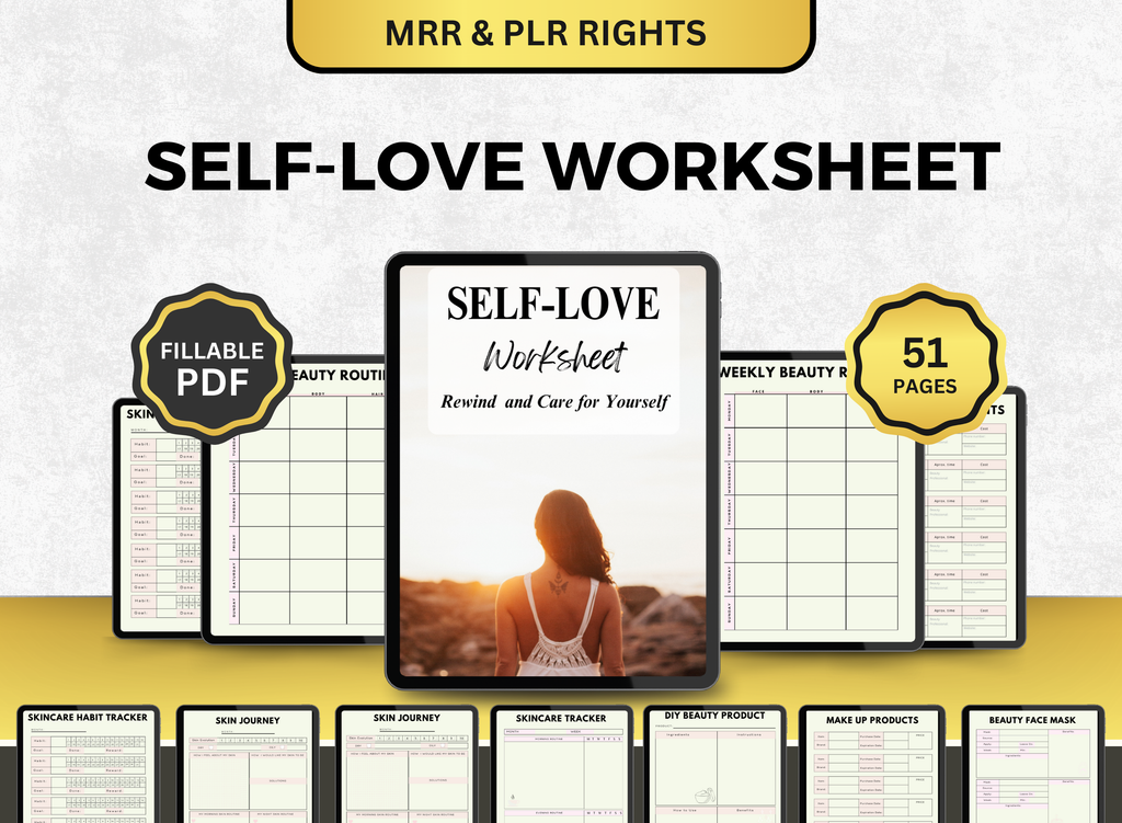 Mental Health Bundle Worksheet | Fillable PDF | Printable Planner ...