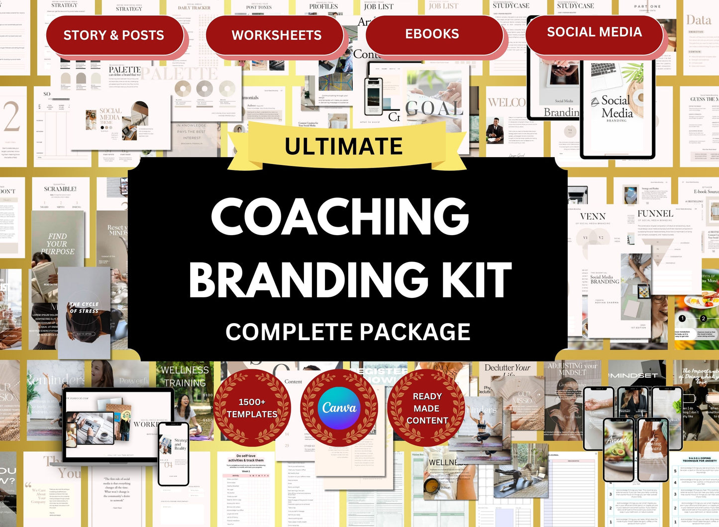 Coach Kit, Coach Bundle, Coach Templates