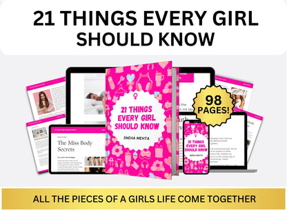 Girl Ebook, Rich girl ebook, Girl gift, Plr ebook, Ebook Canva