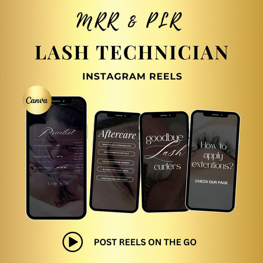 Lash Artist  Reels | Lash Tech Instagram Post