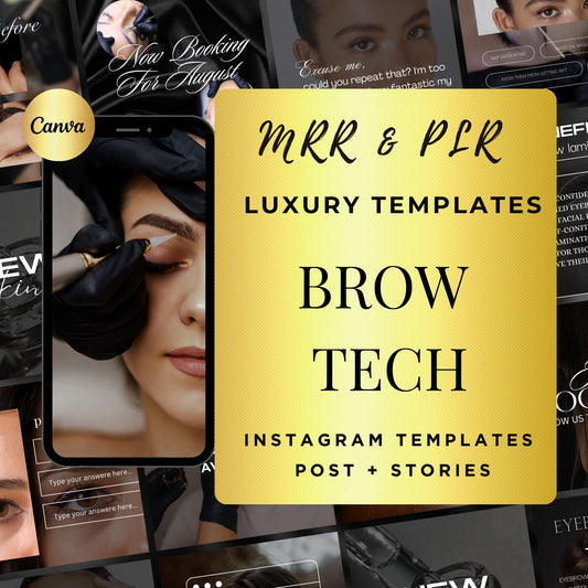 Brow Tech Templates | Eyebrow Artist  Lamination template