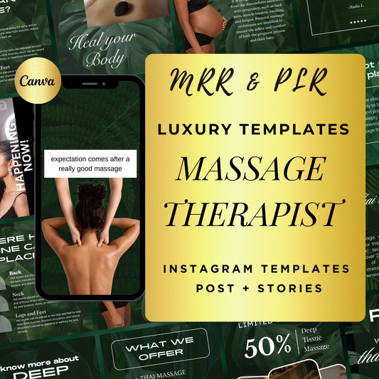 Massage Template | Massage Therapy Social Media Templates