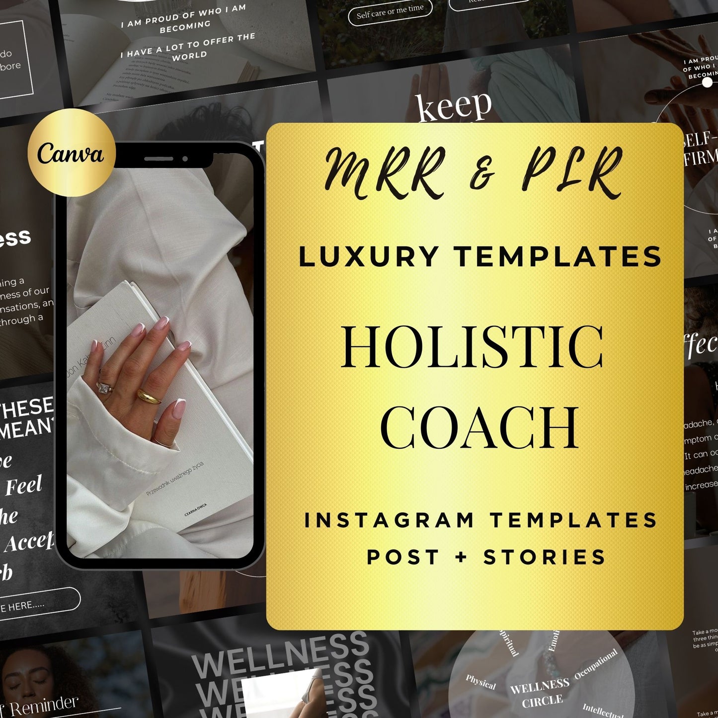 Holistic Coach Instagram Templates | Holistic Coach Posts