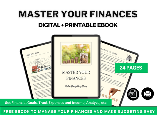 FREE Master Your Finances Ebook | Make Budgeting Easy