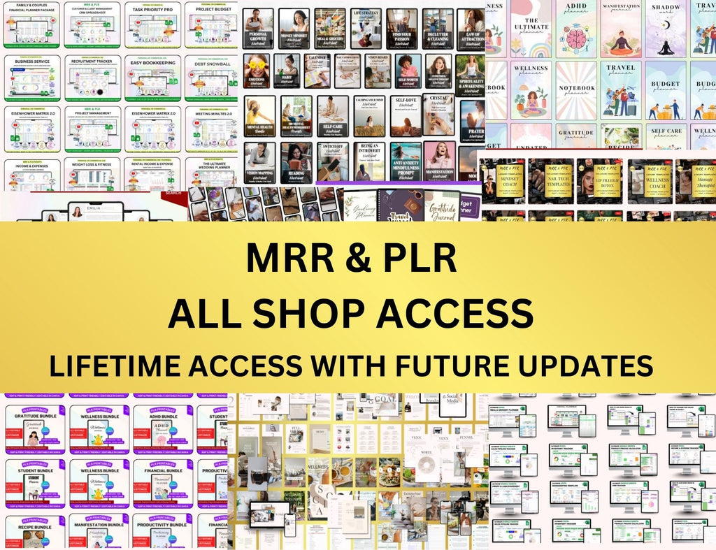 PLR Digital Planner Bundle, PLR Planners, Resell Planners – PLRDUCK.COM