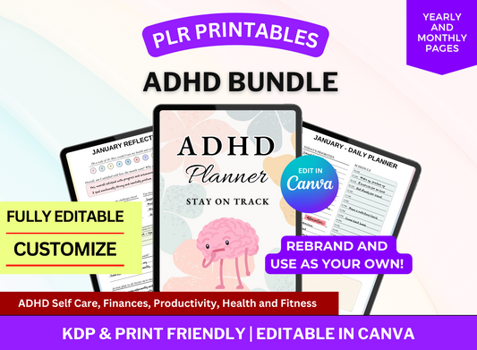 PLR Printable ADHD Planner