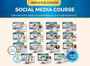15 Mini Social Media PLR Course, Plr Ebook Course