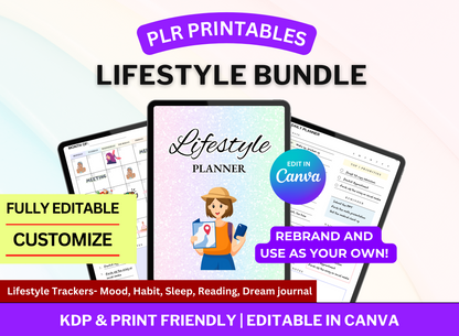 PLR PRINTABLES LIFESTYLE PLANNER