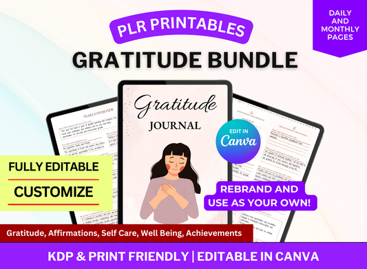 PLR Printables Gratitude Journal