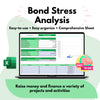 Free Bond Stress Analysis Excel Template