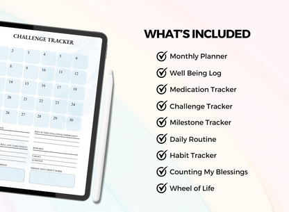 PLR Printable Wellness Journal