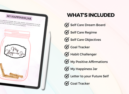 PLR Printable Self Care Planner