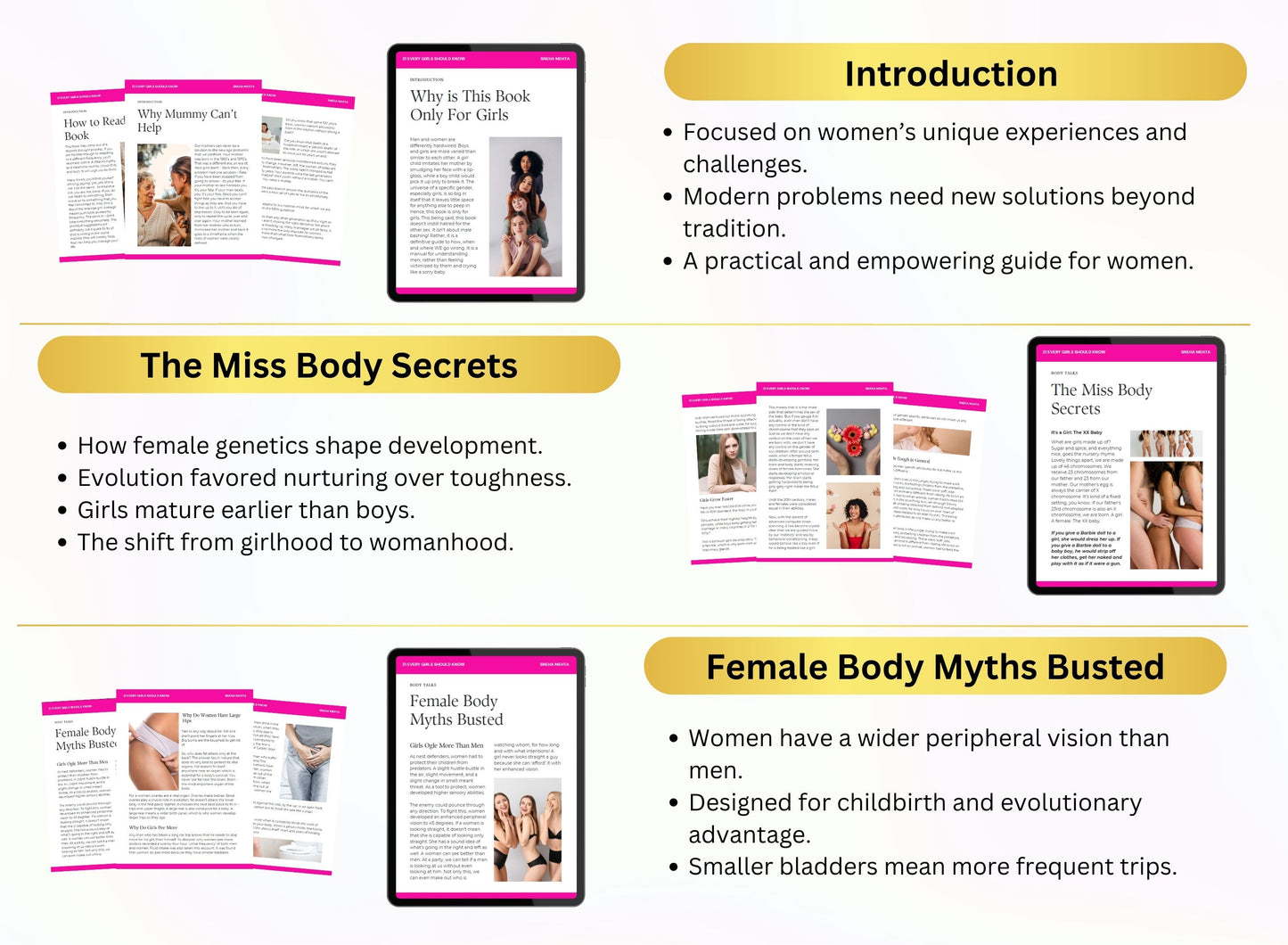 Girl Ebook, Rich girl ebook, Girl gift, Plr ebook, Ebook Canva