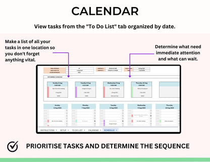 To Do List and Task Tracker Spreadsheet with MRR Rights