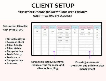 Client Tracker & Lead Management Tracker with MRR Rights