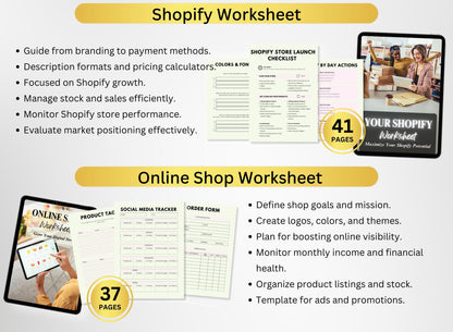 Etsy Seller Selling on Etsy Digital Product Launch Worksheet