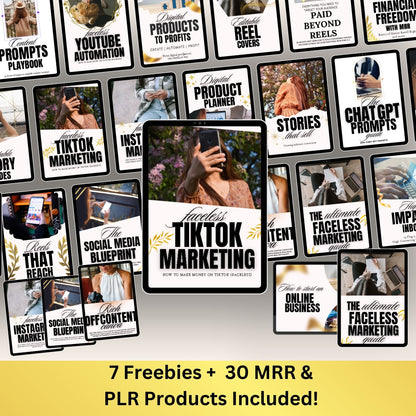 Faceless Marketing Complete Digital Bundle with Master Resell Rights